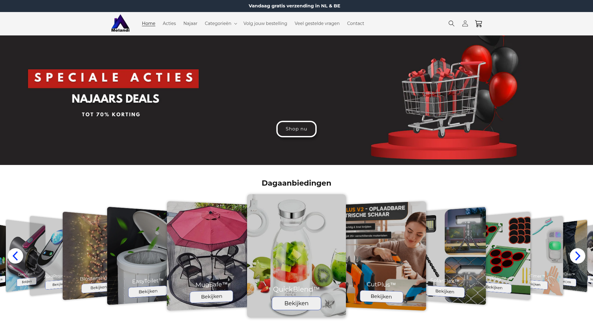 Verkoop dropship website