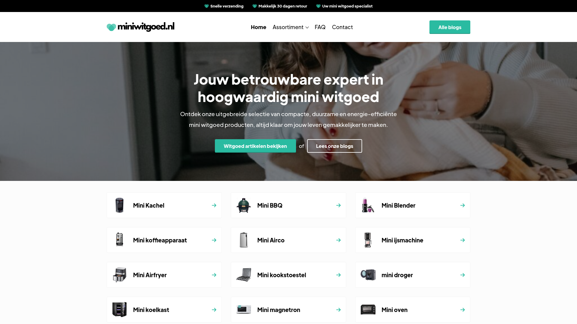 miniwitgoed.nl |100bez/dag | €100omzet/maand | affiliate