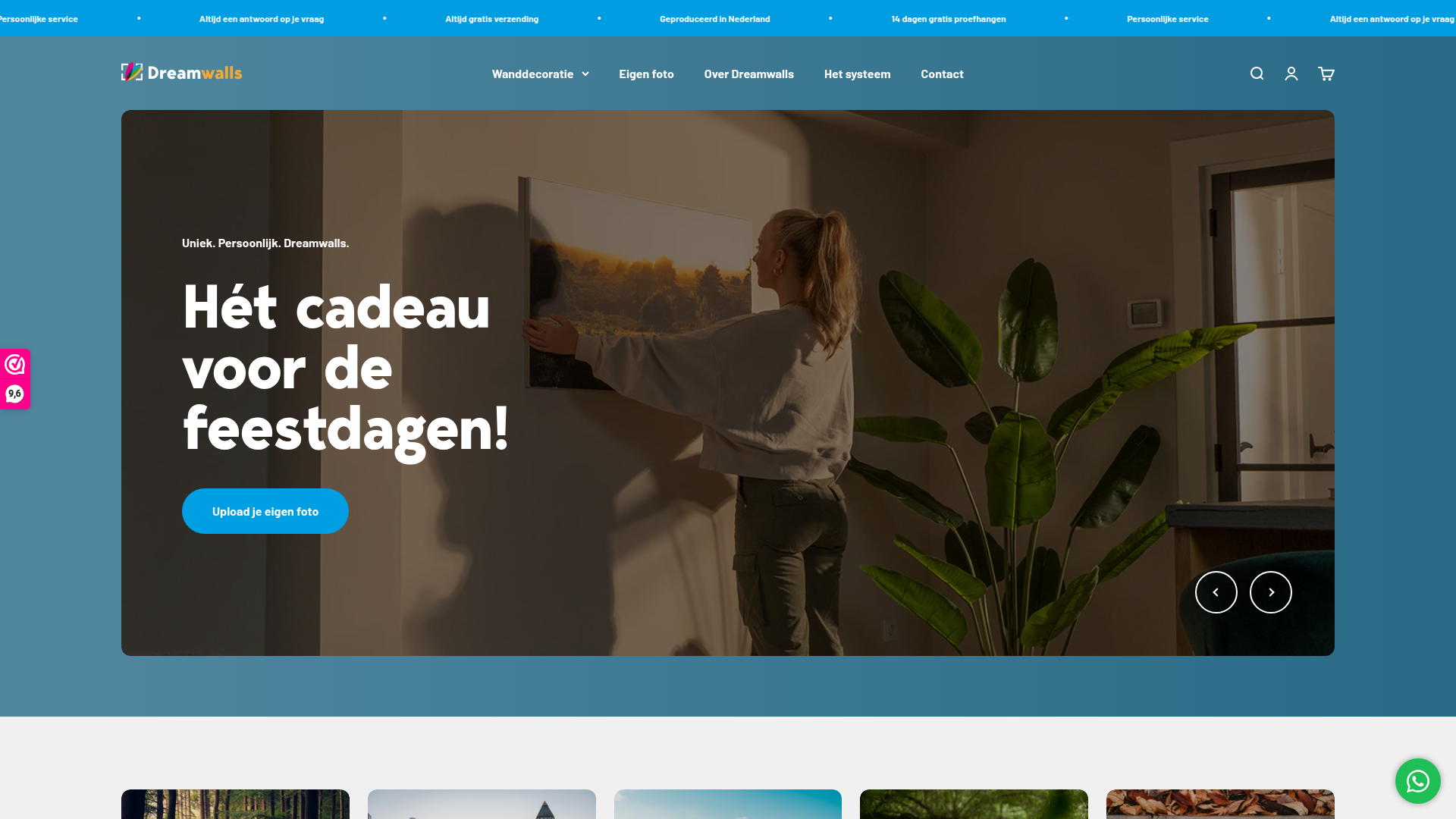 Complete maatwerk webshop in een opkomende niche.