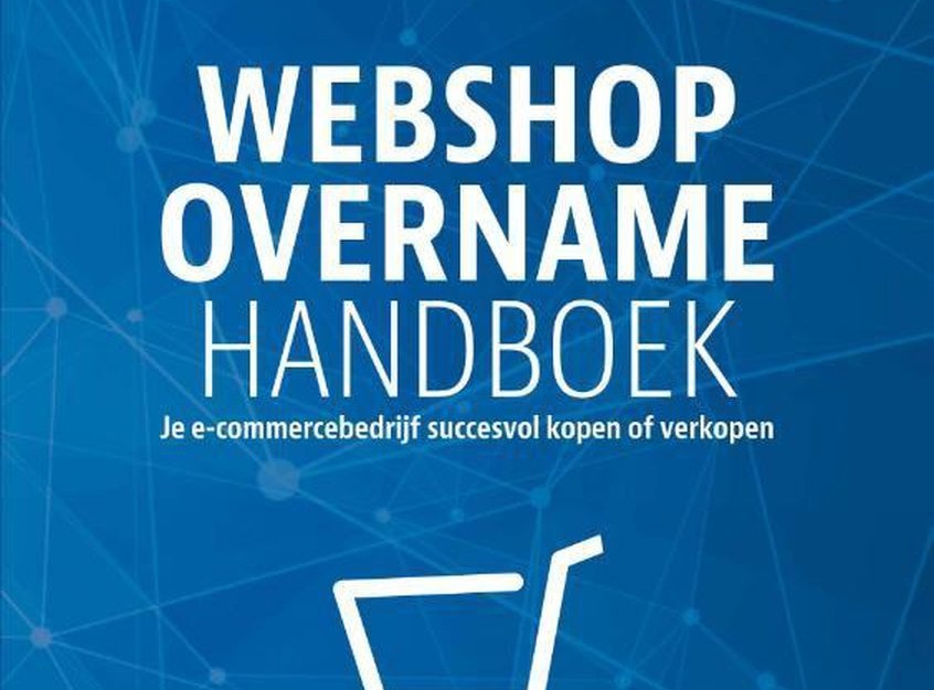 Webhop overname handboek plaatje met winkelwagen